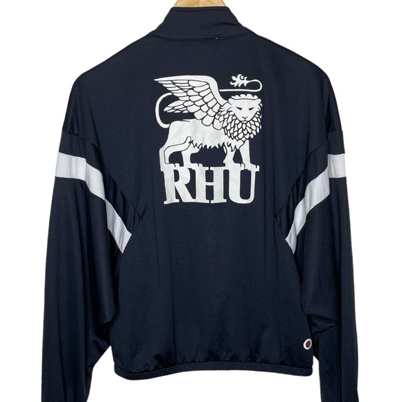 Zara x Rhuigi Rhude Textured Sweatshirt Track Jacket - Picture 6 of 16